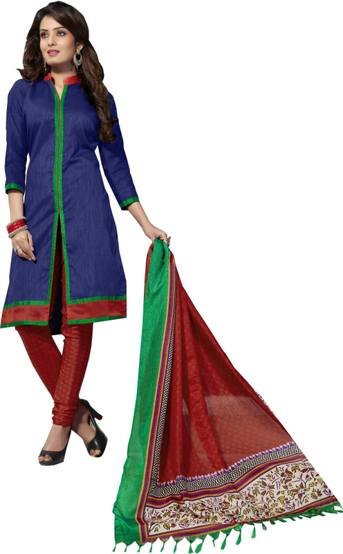 Women Latest Fancy Designer Salwar Suit Poly Silk Embellished, Solid Salwar Suit Material(Unstitched)