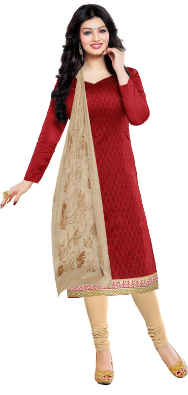 Women Latest Fancy Designer Salwar Suit Poly Chanderi Self Design, Solid Salwar Suit Material(Unstitched)