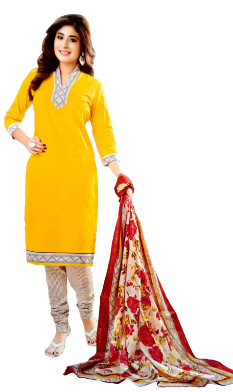 Rajhans Creation Cotton Blend Printed Salwar Suit Material(Unstitched) Rajhans Creation Cotton Blend Printed Salwar Suit Material(Unstitched)