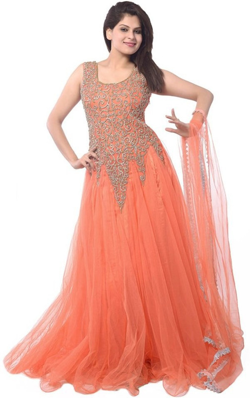 Vinayak Creation Poly Georgette Self Design, Embroidered Salwar Suit Material(Semi Stitched) Vinayak Creation Poly Georgette Self Design, Embroidered Salwar Suit Material(Semi Stitched)