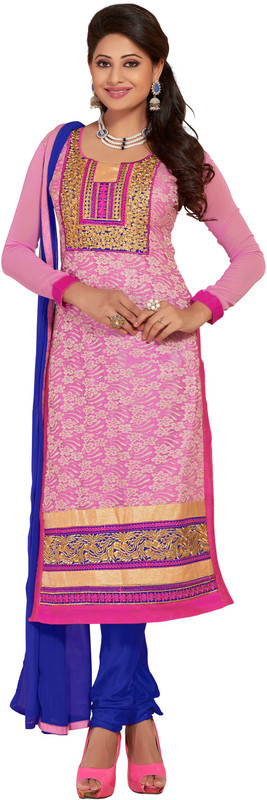 Khusahli Cotton Blend Self Design, Embroidered Kurta Fabric(Unstitched) Khusahli Cotton Blend Self Design, Embroidered Kurta Fabric(Unstitched)