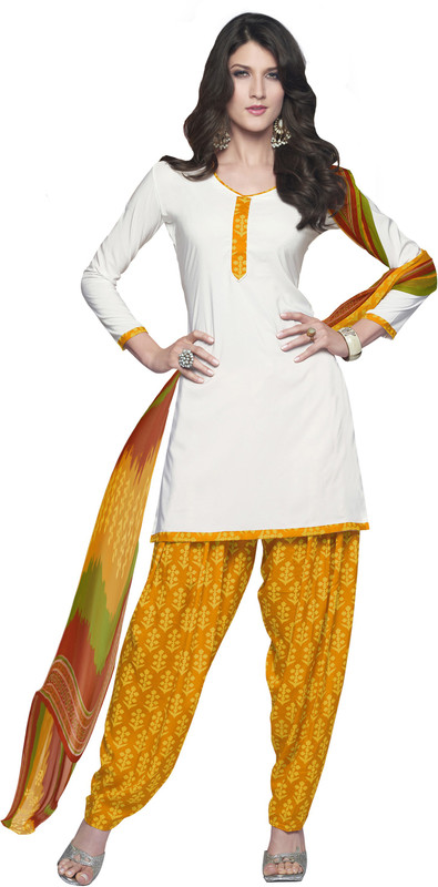 Women Latest Fancy Designer Salwar Suit Poly Crepe Solid Salwar Suit Material(Unstitched)