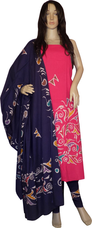 KheyaliBoutique Cotton Blend Graphic Print Salwar Suit Material(Unstitched) KheyaliBoutique Cotton Blend Graphic Print Salwar Suit Material(Unstitched)