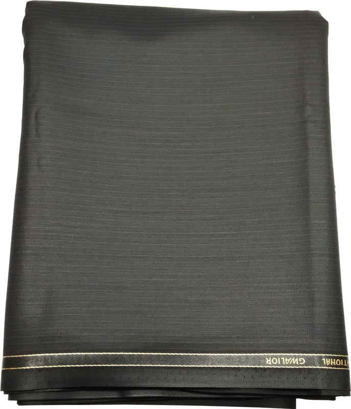 Gwalior Suitings Polycotton Striped Suit Fabric(Unstitched)