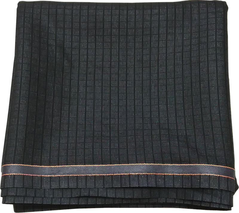 Raymond Polycotton Checkered Trouser Fabric(Unstitched)