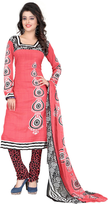 SCExclusive Poly Crepe Printed Salwar Suit Material(Unstitched) SCExclusive Poly Crepe Printed Salwar Suit Material(Unstitched)