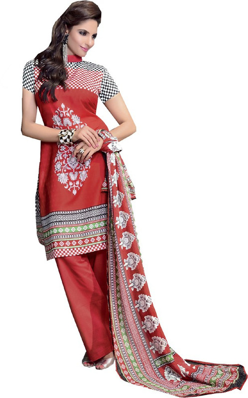 Rutbaa Cotton Blend Self Design Salwar Suit Material(Unstitched) Rutbaa Cotton Blend Self Design Salwar Suit Material(Unstitched)