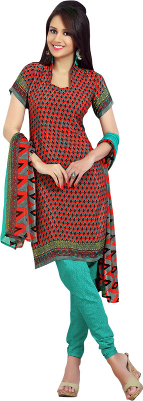 Kanheyas Poly Crepe Printed Salwar Suit Material(Unstitched) Kanheyas Poly Crepe Printed Salwar Suit Material(Unstitched)