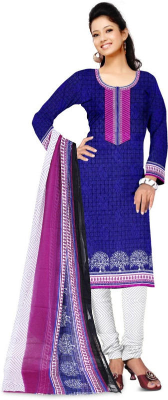 Aviraa Cotton Blend Printed Salwar Suit Material(Unstitched) Aviraa Cotton Blend Printed Salwar Suit Material(Unstitched)