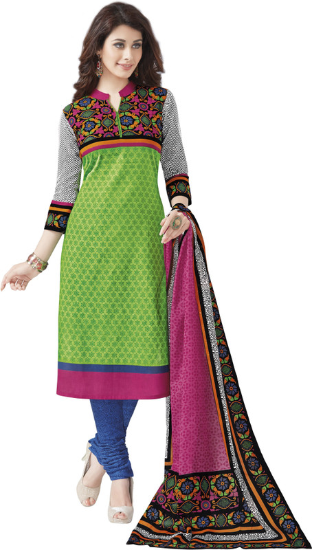 Pearl Berry Cotton Blend Printed, Graphic Print Salwar Suit Material(Unstitched) Pearl Berry Cotton Blend Printed, Graphic Print Salwar Suit Material(Unstitched)