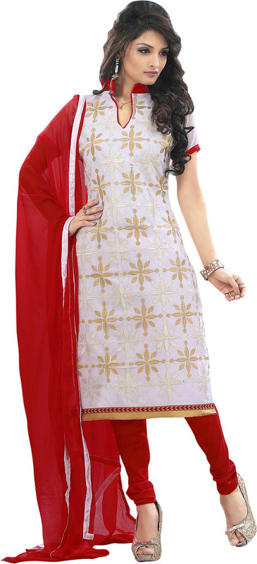 Saara Poly Chanderi Solid Salwar Suit Material(Unstitched) Saara Poly Chanderi Solid Salwar Suit Material(Unstitched)