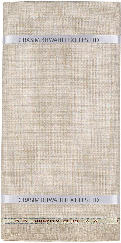Graviera Polycotton Solid Safari Fabric(Unstitched)
