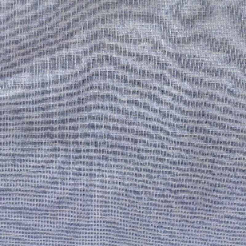 SILK WORLD Cotton Linen Blend Woven Shirt Fabric(Unstitched)