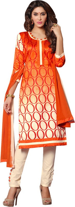 Ligalz Cotton Linen Blend Printed Salwar Suit Material(Semi Stitched) Ligalz Cotton Linen Blend Printed Salwar Suit Material(Semi Stitched)