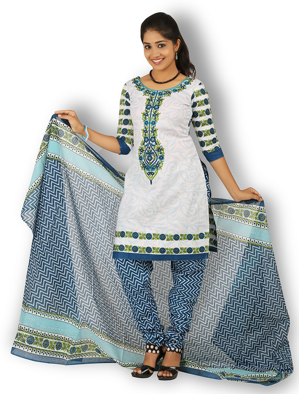 Fashion Valley Cotton Blend Self Design Salwar Suit Material(Unstitched) Fashion Valley Cotton Blend Self Design Salwar Suit Material(Unstitched)