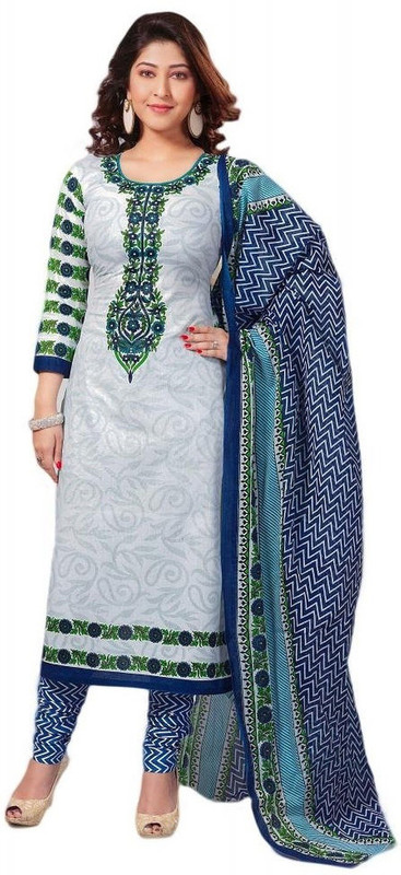 Vinayak Creation Cotton Blend Graphic Print Salwar Suit Material(Semi Stitched) Vinayak Creation Cotton Blend Graphic Print Salwar Suit Material(Semi Stitched)