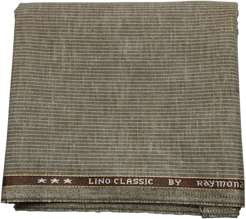 Raymond Cotton Linen Blend Self Design Trouser Fabric(Unstitched)