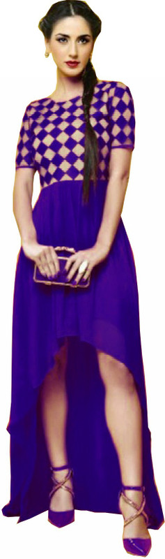 VANDV Poly Georgette Embroidered Kurta Fabric(Semi Stitched) VANDV Poly Georgette Embroidered Kurta Fabric(Semi Stitched)