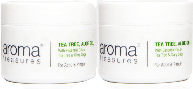 Aroma Treasures Tea Tree Aloe Gel 50g (Pack Of 2)(100 g)