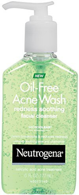 Neutrogena Oil Free Acne Wash Redness Soothing Facial Cleanser(177 ml)
