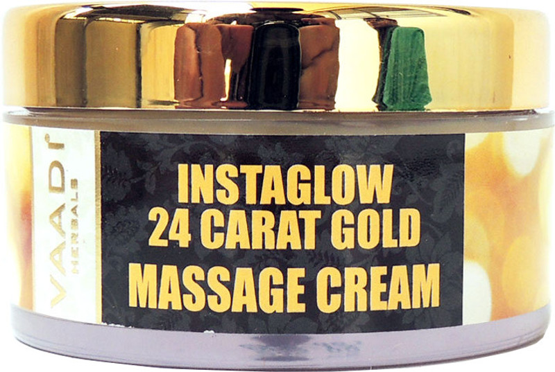 Vaadi Herbals 24 Carat Gold Massage Cream With Kokum Butter & Wheatgerm Oil(50 g) RS.255 (19.00% Off) - Flipkart
