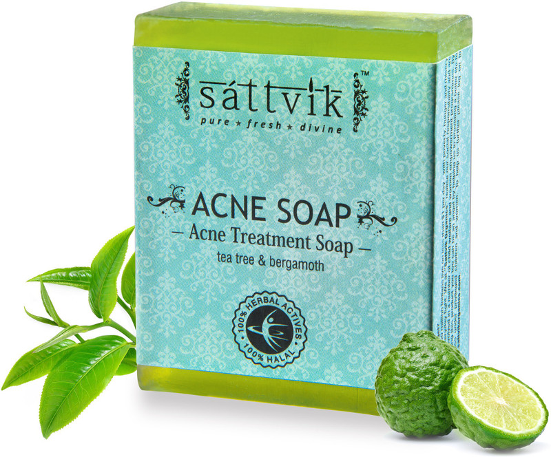Sattvik Acne Soap Pack Of 5(375 g)