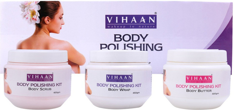 Vihaan Body Polishing Kit 1250 g(Set of 3)