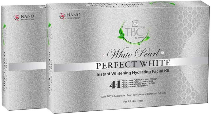 TBC by Nature Instant Whitening Hydrating Facial Kit 110 g(Set of 2) RS.316 (32.00% Off) - Flipkart