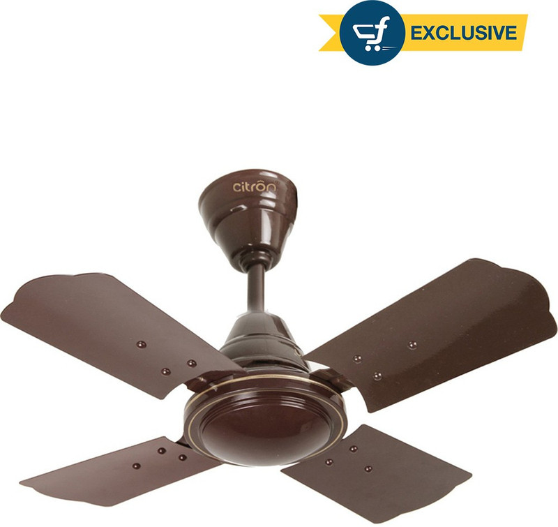 Citron CF002 4 Blade Ceiling Fan(Brown) RS.1450 (16.00% Off) - Flipkart