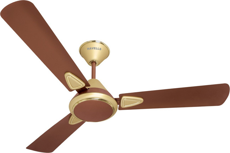 Havells Fusion 1400mm 1400 mm 3 Blade Ceiling Fan(Brown, Beige)