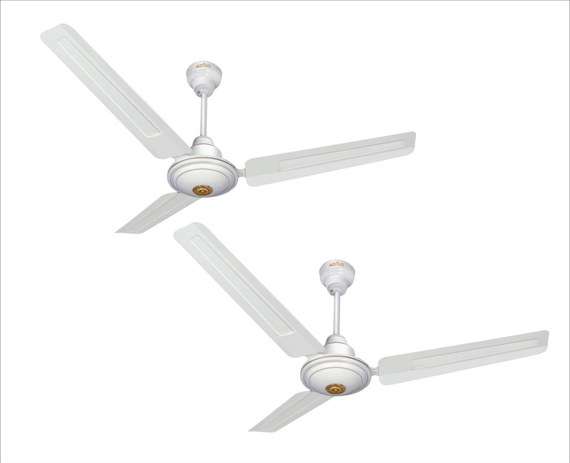 ACTIVA APSRA 5 STAR ( PACK OF TWO) 1200 mm 3 Blade Ceiling Fan(WHITE, Pack of 2)