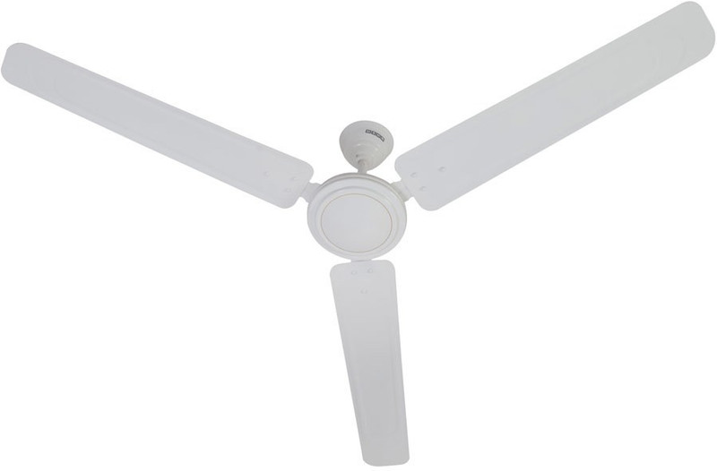 Usha Spin White 1400mm 1400 mm 3 Blade Ceiling Fan(White)
