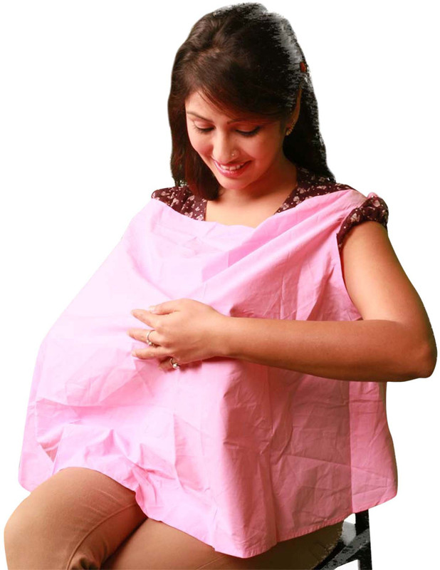 Vixenwrap Baby Pink Solid Feeding Cloak(Pink)
