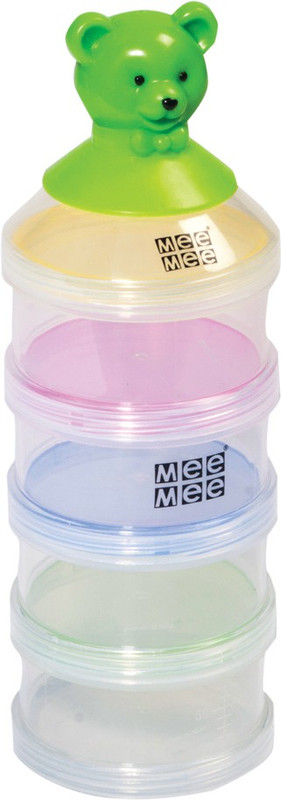 MeeMee Baby Food Container Set (4 pcs) - Silicon, Plastic(White) MeeMee Baby Food Container Set (4 pcs) - Silicon, Plastic(White)