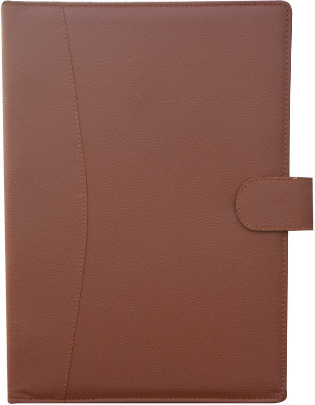 toss faux leather Display Book(Set Of 1, Brown)