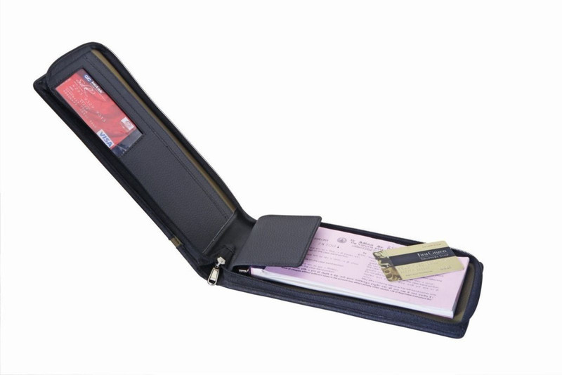 kittu opal leather Cheque Book pouch(Set Of 1, Multicolor)