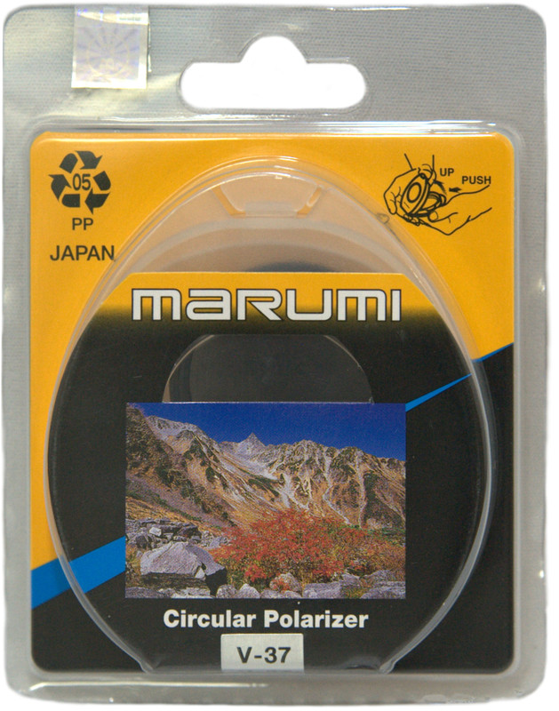 Marumi 37 mm Circular Polarizer Polarizing Filter (CPL)