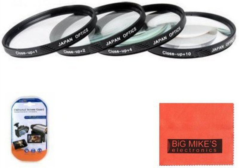 Big Mike s 77Mm Close-Up Filter Set (+1, +2, +4 And +10 Diopters) Magnification Kit Close-up Filter(77 mm)