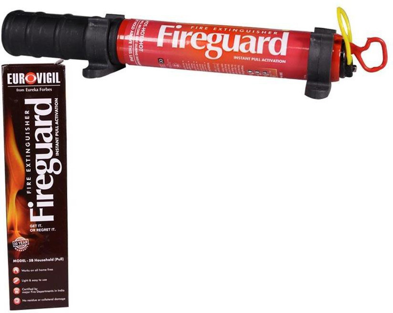 Eureka Forbes Fireguard 5B Fire Extinguisher Mount(0.200 kg) RS.599 (90.00% Off) - Flipkart