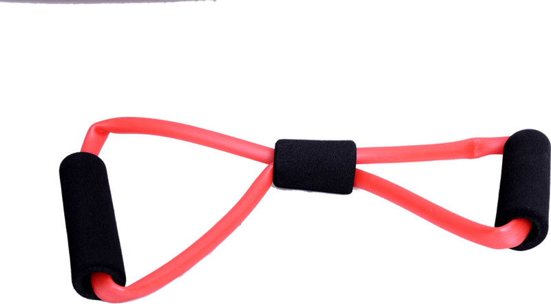 SPOFIT Chest Expender 8 Fitness Band(Red, Pack of 1)