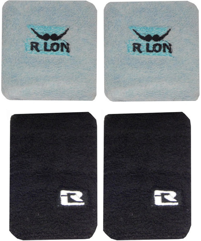 R-Lon Wrist Support Combination Fitness Band(Grey, White, Pack of 4)