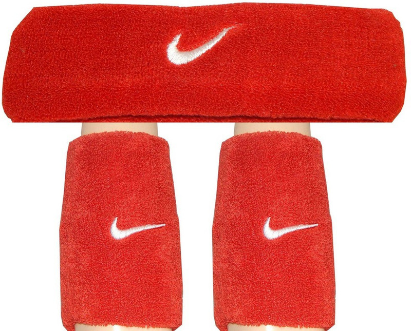 R-Lon Wrist and Head Combination Fitness Band(Red, Pack of 3)