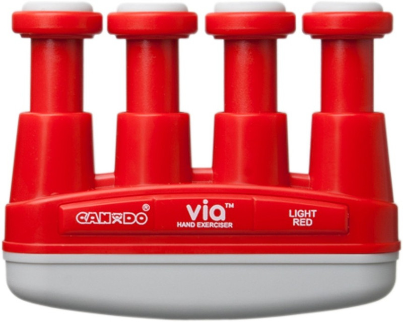 Cando Via Hand Exercisers Hand Grip/Fitness Grip(Red)
