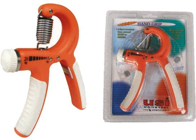 USI Hand Grip 800hg Hand Grip/Fitness Grip(Orange, White)