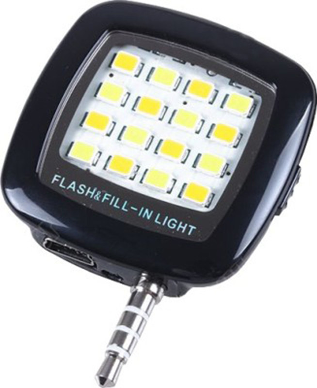 Mobi Vastra Portable Mini 16 LED Night Using Selfie Flash for all smartphones & apple phones Flash(Black) RS.161 (83.00% Off) - Flipkart