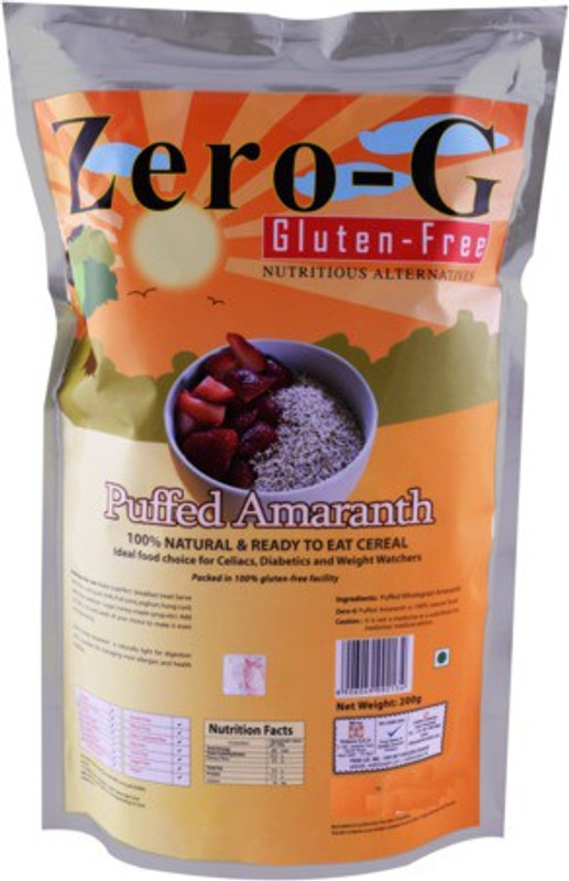 Zero-G Puffed Amaranath pack of 3(200 g, Pack of 3)