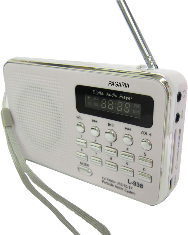 Pagaria L-938 FM Radio(White)