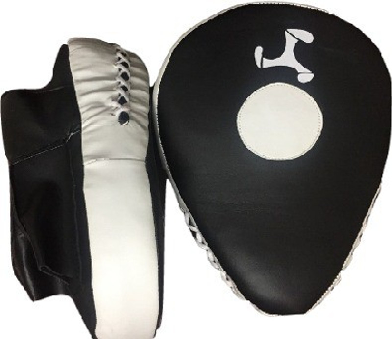 le buckle Boxing Hook and Jab Curved Focus Pad(White, Black)