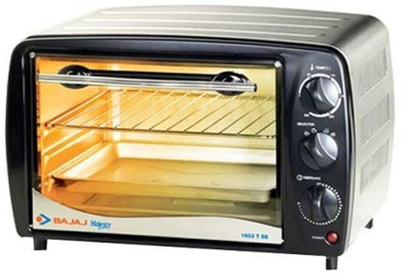 Bajaj Majesty 1603 T SS OTG Electric Grill(SS/Black)