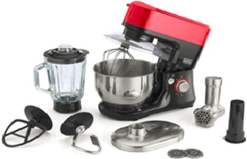 Black & Decker SM700 600 W Food Processor(Black, Red)